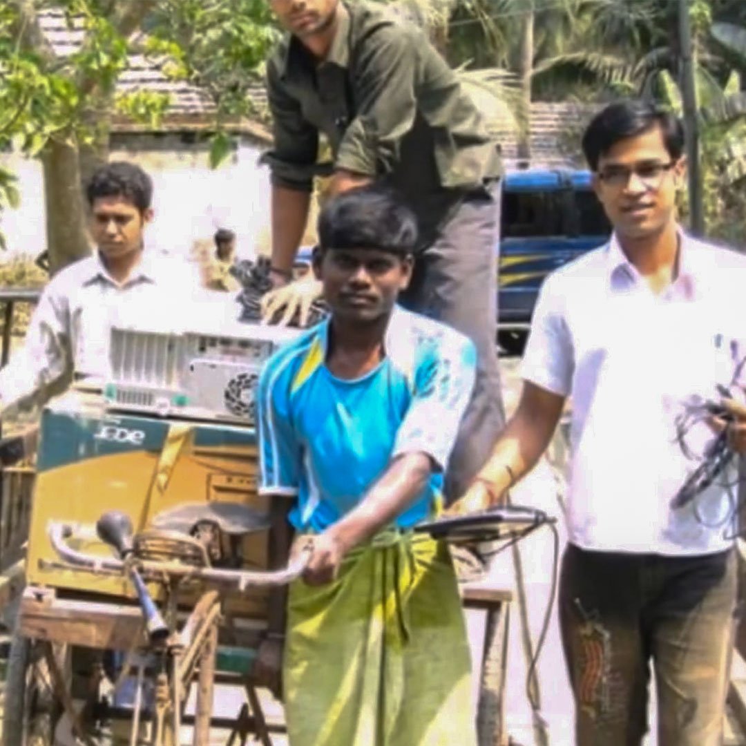 Setting up the first centre in Sunderbans, 2006