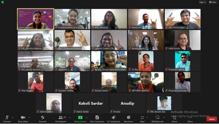 Volunteering session