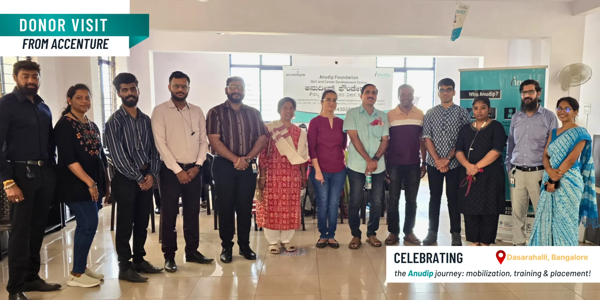 Accenture donor visit