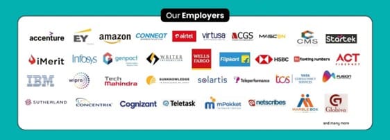 Recruiter list of nonprofits creating sustainable livelihoods featuring Accenture, TCS, and Amazon